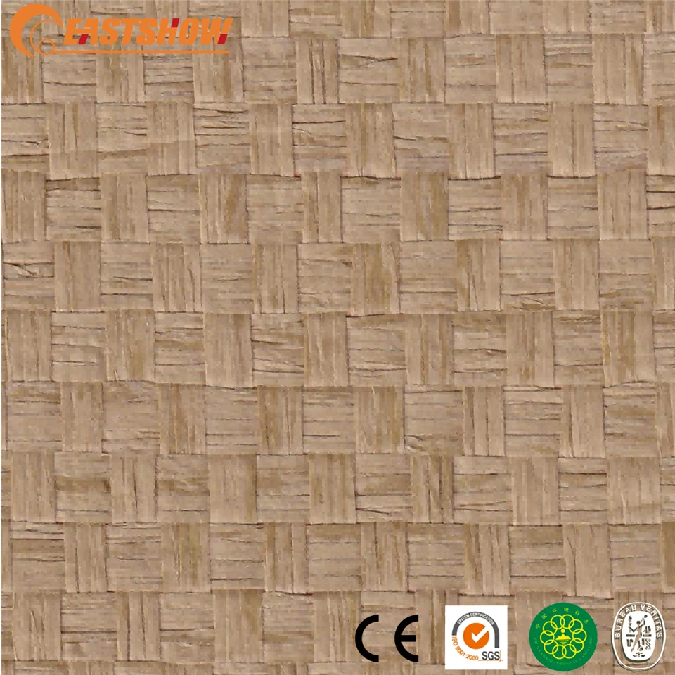 Natural Fiber Textured Wallpaper Roll