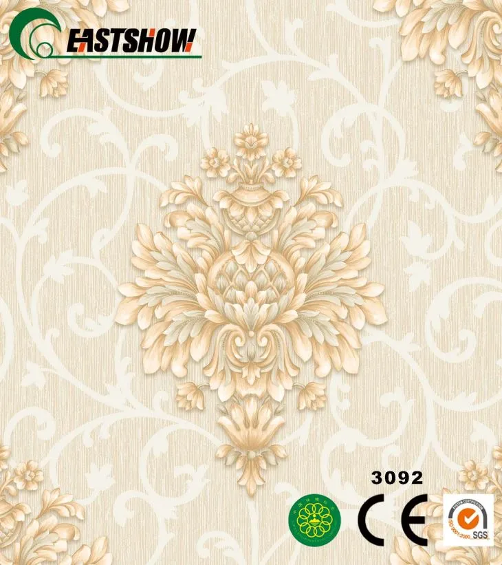 Classic Wallpaper With Damascus Pattern